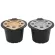 Reusable Nospre Gold Reusable Nespre Coffee Capsules 2-Pack | Compaible with Refilterable Nespresso Essenza Inissia Milk