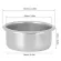 53mm Stainless Steel Coffee Filter Reusable Non-Pressurized Filter Basket Fit for Breville Coffee Machine Cup Filter Basket