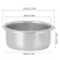 53mm Stainless Steel Coffee Filter Reusable Non-Pressurized Filter Basket Fit For Breville Coffee Machine Cup Filter Basket