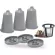 Reusable K Cups Coffee Filters For Keurig 1.0 Brewers With Coffee Spoon Brush B30 B40 B50 B60 B70 K500 K400 K300 K200