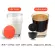 I CAFILAS Stainless Steel Reusable Capsules and Milk Combo Set Compatible with Nescafe Dolce Gusto Brewer Stainless Steel