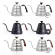 1l/1.2l Stainless Steel Coffee Drip Gooseneck Tea Pot Kettle Tea Maker Coffee Bottle Kettle Kitchen Accessories With Thermometer