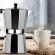 Aluminum Coffee Maker Mocha Espresso Percolator Pot Durable Home Office Durable Espresso Maker Practical Moka Coffee Pot