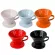 Ceramic Coffee Dripper Engine V60 Steyle Coffee Drip Filter Cup Permanent Pour Over Coffee Maker Separate Stand for 1-4 CUPS 1