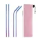Drinking Straw Reusable Straws with Cleaner Brush Set High Quality Eco Friendly Stainless Steel Metal Straw for Mugs