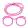 5pcs Party Novetly Boy Girl Adult Flexible Novelty Funny Soft Glasses Straw Drinking Drink Tube