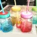 1PC Mix Color Striped Straw with Ring Plastic Thread Mug Tool Colorful Straws Grade PP Reusable Drink Food Straws Hard Bu K1A5