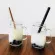 12mm Jumbo Stainless Steel Drinking Straw Drink Pearl Milkhake Fat Bubble Tea Metal Straws Cocktail Party with 2PC Brush Brush