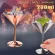 200ml Stainless Steel Martini Cup Wine Glasses Cocktail Champagne Glass Wedding Hotel Party Bar Wedding Drinkware