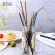 Reusable Stainless Steel Drinking Metal Straw Bent Straight Colorful Straws Tubes Eco Friendly Portable Straws with Brush Bag