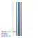 4/8 PCS 7 Colours Stainless Steel Metal Straw Drinking in Reusable Bar Straws