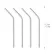 10pcs Colorful Children Stainless Steel 6mm Straight/bend Drinking Straws Reusable With Brush For Kids Birthday Party Supply