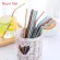 10pcs Colorful Children Stainless Steel 6mm Straight/bend Drinking Straws Reusable With Brush For Kids Birthday Party Supply