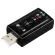 X-tips USB Soundcard จำลองเสียงแบบ 7.1 channel สำหรับ PC Notebook สีดำ