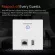Wall Embedded ap 300Mbps access point wifi 48V poe power supply hotel use AP 2*RJ45 port + usb charger port wifi router