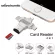 Sandisk 128GB Card Reader 3 in1 connecting TF / iPhon 8-Pin / Micro USB / USB Type C Card Readers