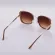 Sunglasses with gold and light brown
