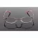 [One glass + gift glasses] Women can fold glasses. Read books. Portable resin glasses prevents special fatigue + 1.0 + 1.5 + 2.0 +2.5 +3.0 +3 +4.