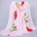 Women Rose Print Scarf Summer Sunscreen Wrap Long Soft Elegant Floral Shawl Ladies Elegant Casual Comfortable Scarves Bandanas