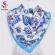 [Bysifa] Ladies Black Pink Silk Scarf Shawl New Butterfly Design Hijabs Scarves Fall Warm Neck Scarves Headscarves