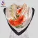 [bysifa] Chinese Style Peony Silk Scarf Shawl Women Army Green Large Square Scarves Wraps Muslim Ladies Head Neck Scarf Hijab