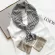 Women 15x145cm Narrow Silk Long Striped Scarf Carriage Chain Print Small Neck Scarves Female Ribbon HeadBand Neckerchief