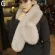 Women Soft Faux Fur Scarf Collar Winter Thicken Warm Fluffy Furry Scarves Good Quality Dress Accessories 110*15 Cm