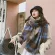 Korean Ins Double Plaid Cashmere Scarf For Women In Winter Long And Thick Warm Shawl For Lovers Necktie Man
