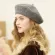 Wool Bert Hats Winter French Hat Girls Solid Color Autumn Winter Bet Hat for Women Flat Cap Felt BERTS