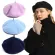 Vintage Wool Beret Hat Women Felt Beret British Style Girls Beret Hat Lady Solid Color Slouchy Winter Hats Female