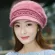 Autumn Winter Warm Hats Female Rabbit Plus Velvet Warm Knitted Beanei Ladies WooLEN Hat Earmfs Mother Duck Cap Trendy