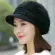 Autumn Winter Warm Hats Female Rabbit Plus Velvet Warm Knitted Beanei Ladies Woolen Hat Earmuffs Mother Duck Cap Trendy