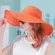 Summer Straw Hat Women Brimch Hat Sun Hat Foldable Sun Block UV Protection Panama Hat Bone Chapeu Feminino