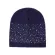 Canchange Winter Hats Women's Cotton Beanies Solid Warm Knitted Women's Winter Caps with Rhinestone