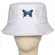 H30 Butterfly Embroidery Bucket Hat Men Women Hip Hop Fishing Cap Bucket Cap Hat Summer Couple Flat Hat Cotton