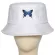 H30 Butterfly Embroidery Bucket Hat Men Women Hop Fishing Cap Buck Cap Hat Summer Couple Flat Hat Cotton