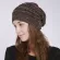 Autumn Women Warm Beanie Hat Mix Color Warm Knitted Hat for Women