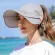 Sandy Beach UV Protection Outdoor Sport Bike Running Sun Hat Lady Sun Protection Golf Big Sun Hat