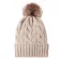 Women Keep Warm Winter Hats Knitted Wool Hemming For Women Girl 's Hat Knitted Beanies Cap Thick Female Cap