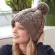 Women keep Warm Warm Winter Hats Knitted Wool Heming for Women Girl 'S Hat Knitted Beanies Cap Thick Female Cap