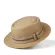 Retro Women Men Straw Sun Hat Summer Pork Pie Hat Sunbonnet Lady Flat Boater Beach Panama Sunhat Beach Hat Size 57-60cm