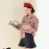 Vintage Womens Girls Artist Winter Warm Imitation Plaine Bert Bee Hat Cap Korean Headwear Multicolor Beanies Hat Bonnet