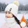 Balaclava Women's Knitted Hat Scarf Caps Neck Warmer Winter Hats For Men Women Skullies Beanies Warm Fleece Cap Colors