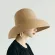 Straw Hat Big Brim Beach Hat Foldable Fisherman Hat for Ladies