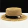 Lady Boater Sun Caps Ribbon Round Flat Girls Straw Beach Hat Panama Hat Summer Hats Women Straw Hat Snapback Gorras