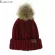 KANCOOLD Women Girls Keep Winter Casual Knitted Hat Wool Heming Hat Ski Hat Men and Women Casual Outwear High Quality