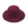 Retro Felt Wool Hat for Women Solid Color Wide Brim Ladies Hats Autumn Winter Bowler Dome Cap Bonnet