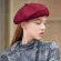 Parent-child Berets Winter Cheap 100% Wool Solid Color Beret Caps Female Bonnet Women Caps Lady  Children Warm Hats