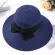 SQTEIO Summer Outdoor Hat Big Along The Straw Hat FeMale Travel Sun Visor Bow Folding Cap
