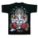 Ganesha shirt with red cloth Black T-shirt, T-shirt, Men's clothing-Women